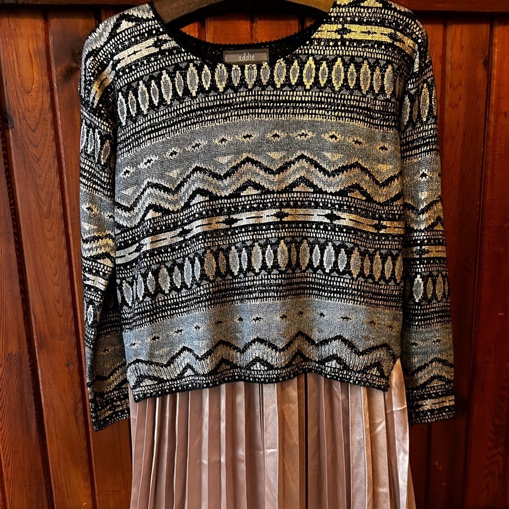 Addie size small shimmer sweater
